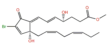 (4R,5E,7Z,12R,14Z,17Z)-4-Hydroxy-17,18-didehydrobromovulone 3